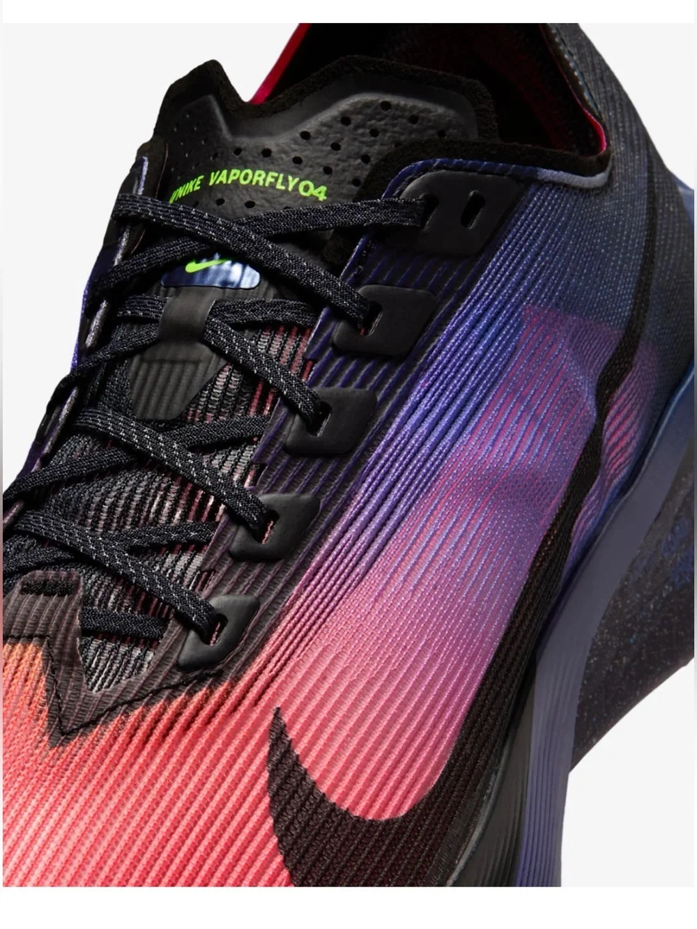 Nike Zoomx Vaporfly Next% 4 Glam Dark Obsidian / Black Wmns Sz 10.5 IO9560-400